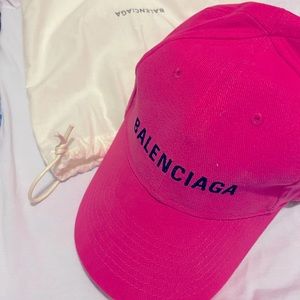 Authentic Balenciaga Logo Embroidered Cap